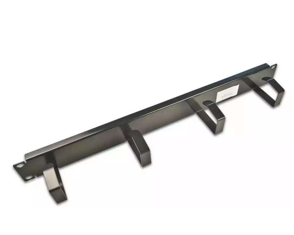 Wirewin Kabelführungspanel KFP-4RING METAL SW , Schwarz