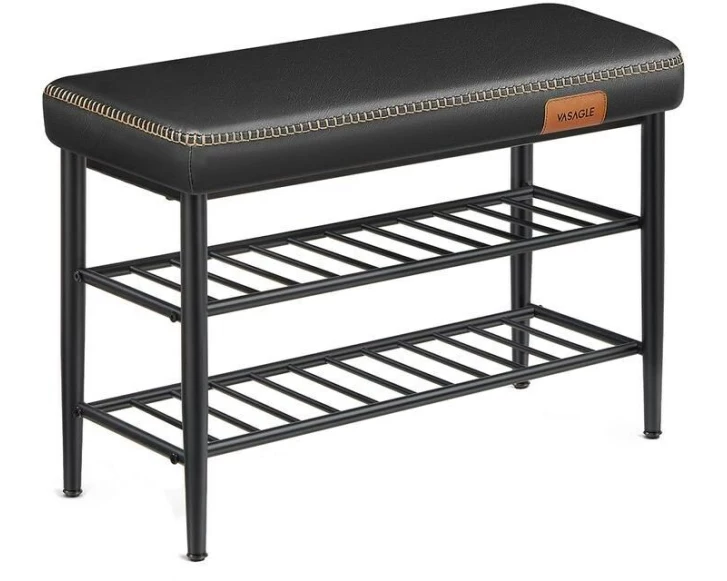 VASAGLE Schuhorganizer Ekho 80 x 50 cm, Schwarz