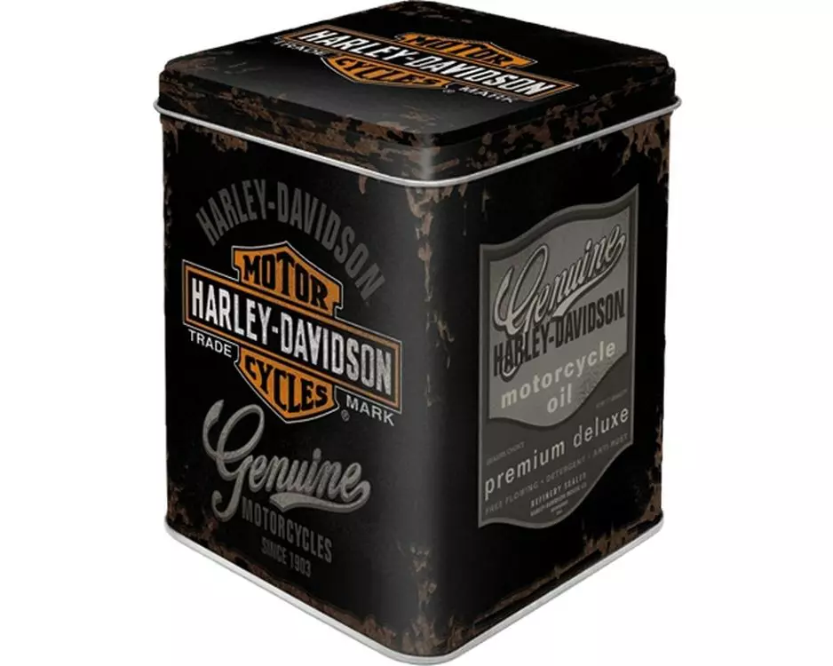 Nostalgic Art Teebeutel-Box Harley Genuine Schwarz