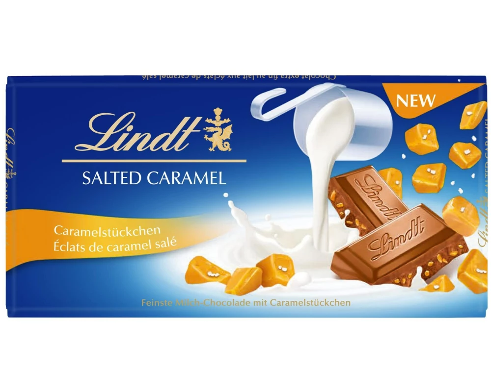 Lindt Tafelschokolade Milch Salted Caramel 100 g