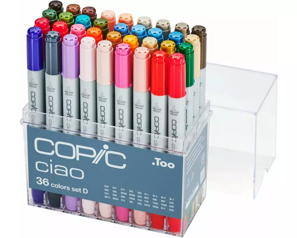 Copic Grafikmarker Ciao 36er D-Set