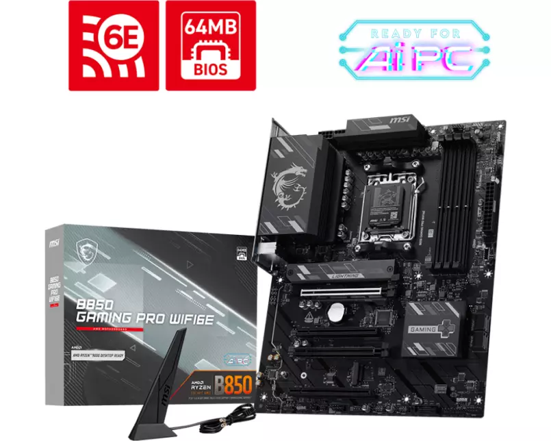B850 GAMING PRO WIFI6E