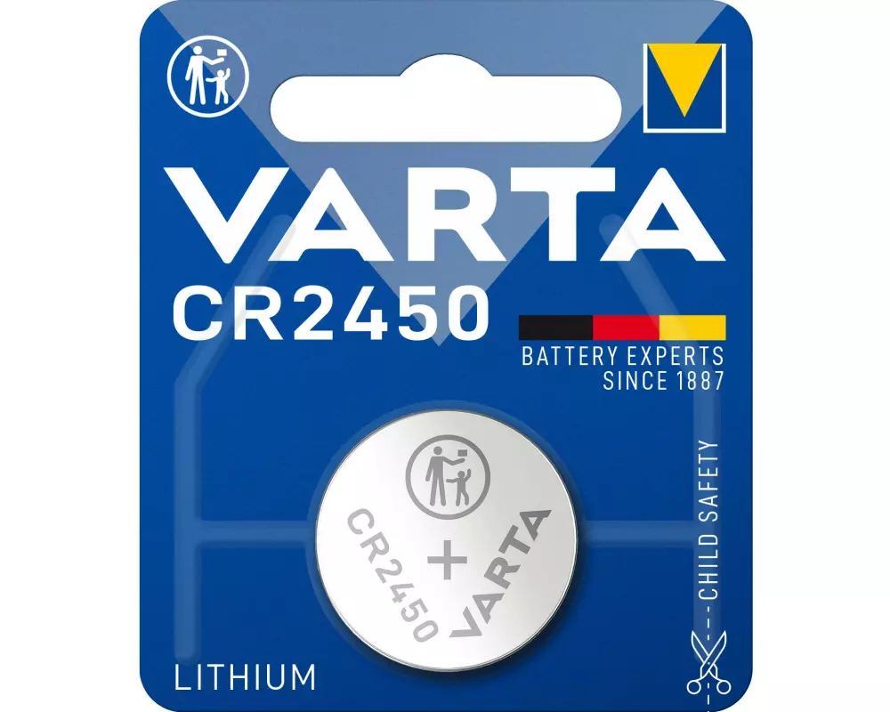 Varta Knopfzelle CR2450 , 1 Stück