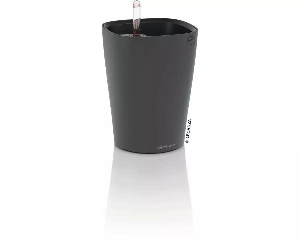 Lechuza Bewässerungsset DELTINI Ø 15 cm Anthrazit/Basaltgrau matt