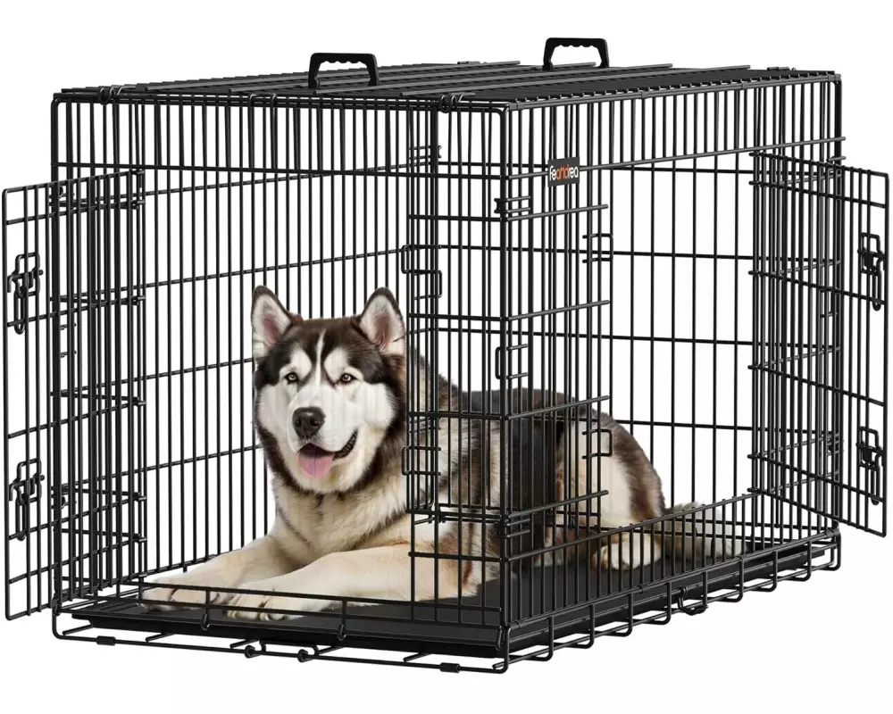 Feandrea Transportbox für Hunde 122 x 74.5 x 80.5 cm