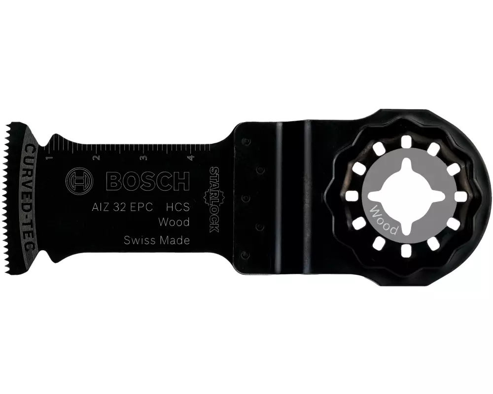Bosch Professional HCS Tauchsägeblatt AIZ 32 EPC Holz, 50 x 32 mm