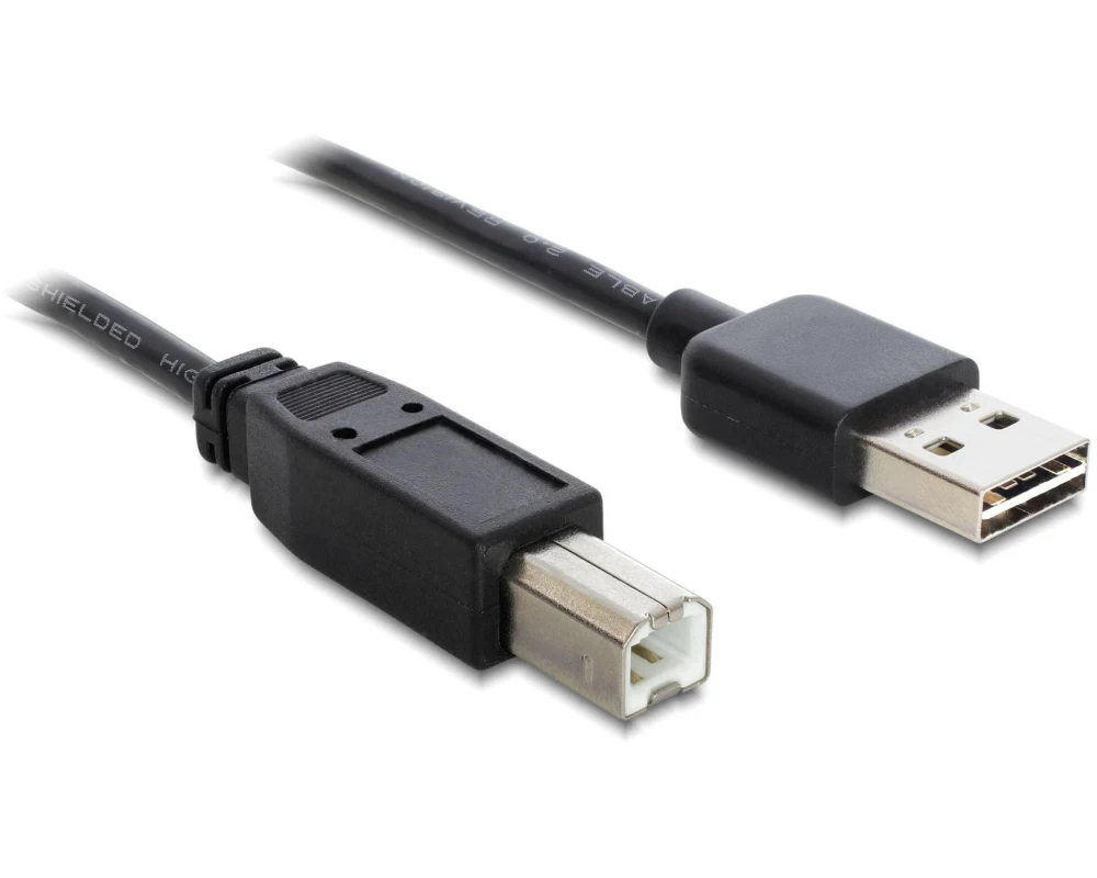 Delock USB 2.0-Kabel EASY-USB USB A - USB B 5 m