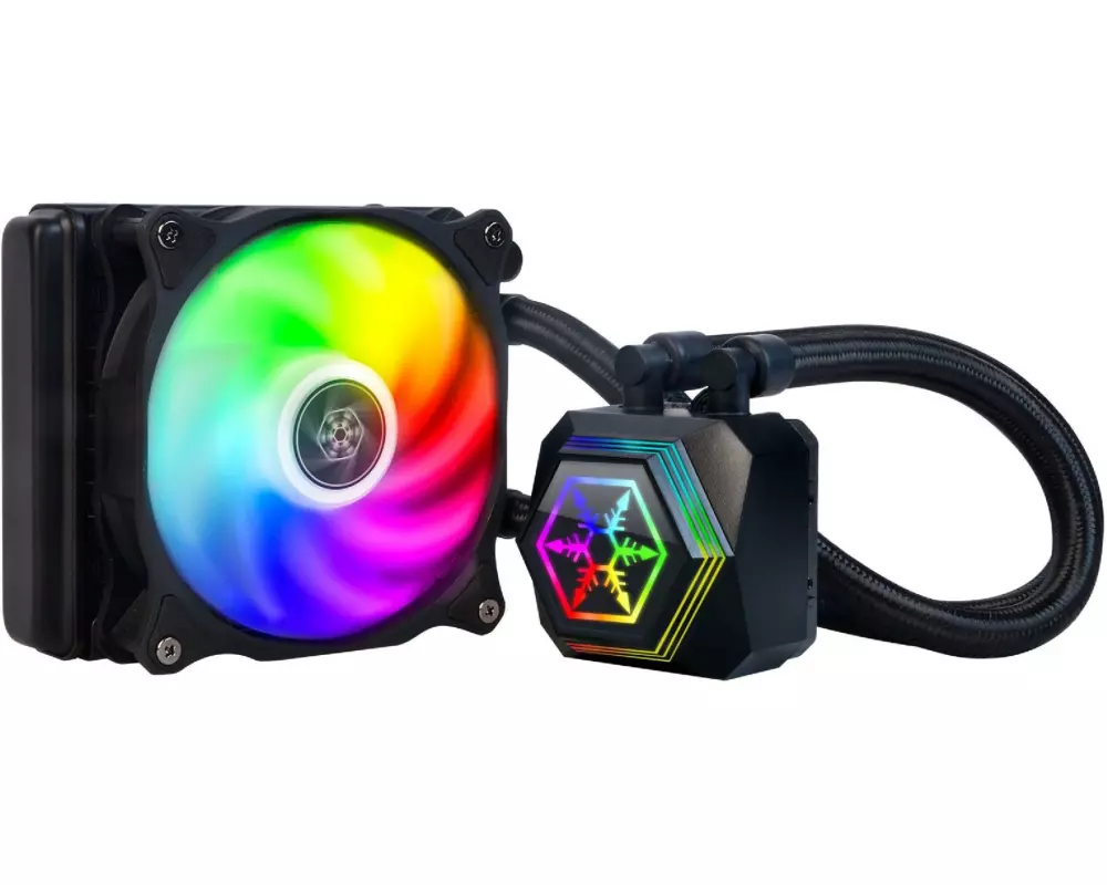 SilverStone Wasserkühlung PF120-ARGB