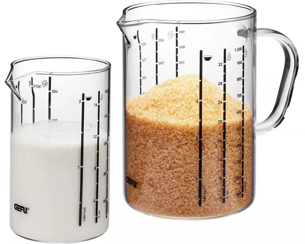 GEFU Messbecher Meti 2-teilig, 15 dl, Transparent