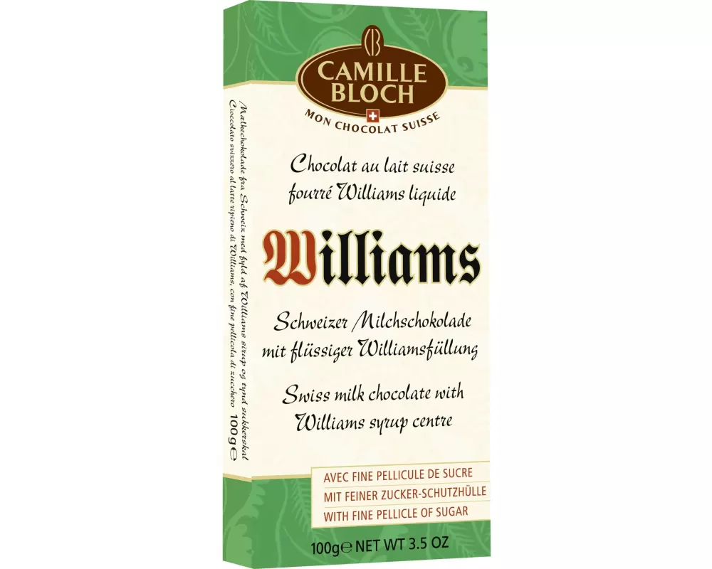 Camille Bloch Tafelschokolade Williams 100 g