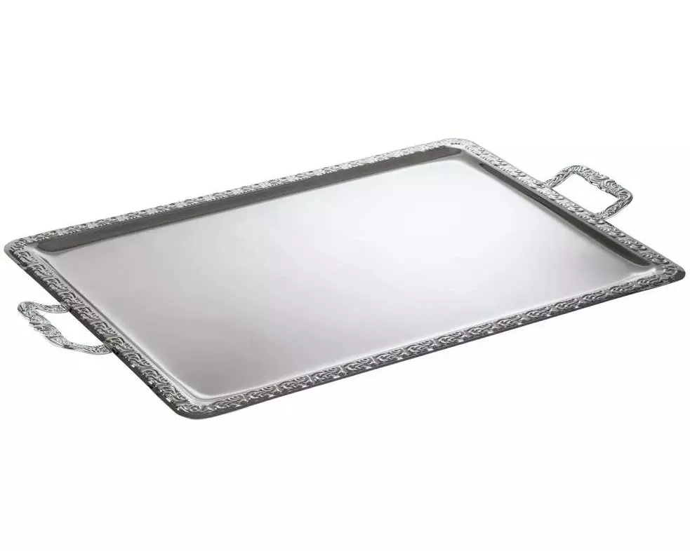 APS Servierplatte Tablett Schöner Essen mit Griff 75 x 44.5 cm