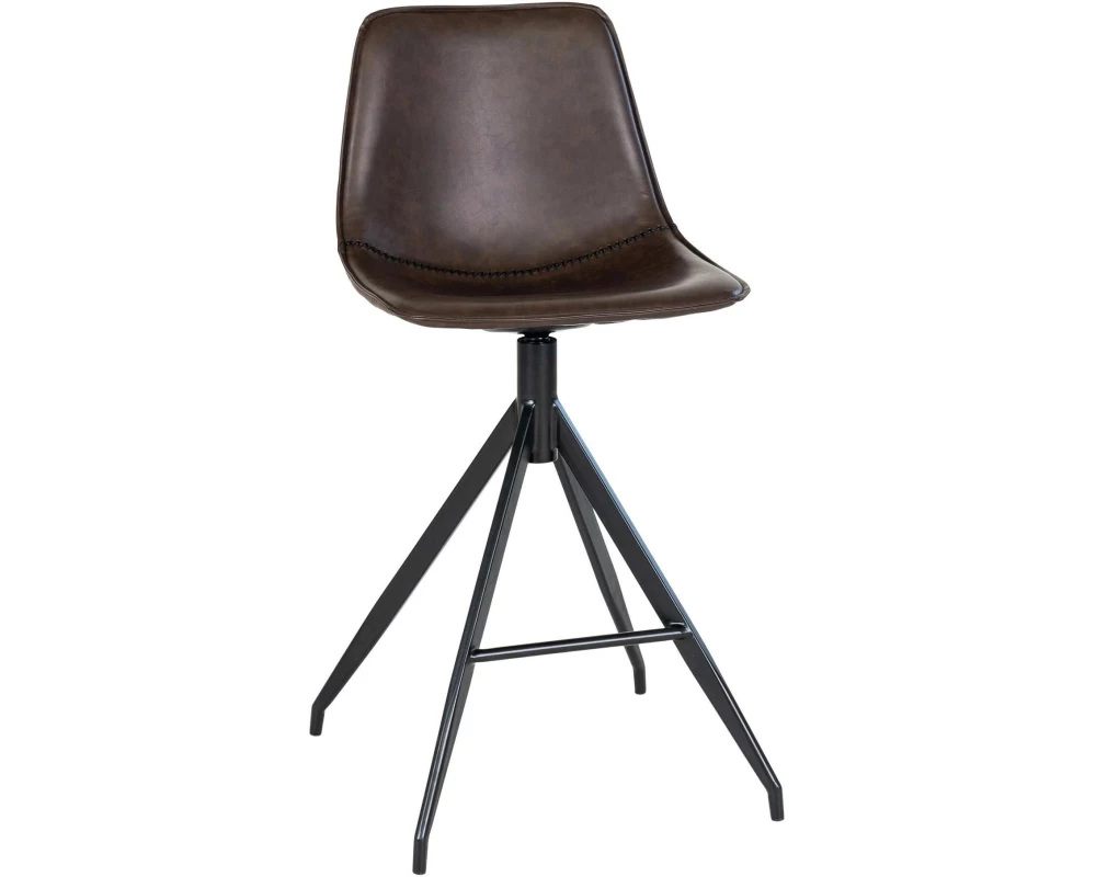 House Nordic Barhocker Monaco 2 Stück, Braun