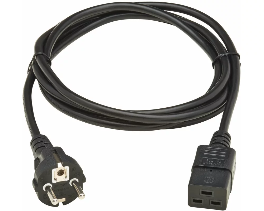 EATON TRIPPLITE Power, cable, Schuko, to C19, H05VV-F, 16A, 2.5m