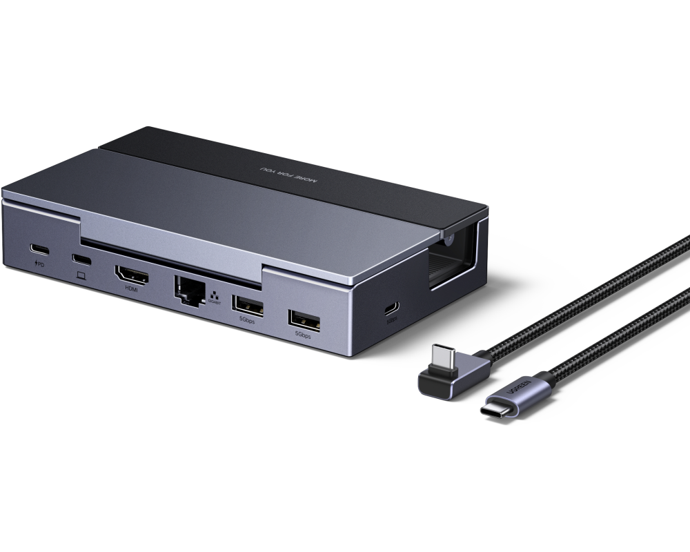 UGREEN Docking Station 6in1 USB-C 75126 SteamOS,Windows,macOS,Grey