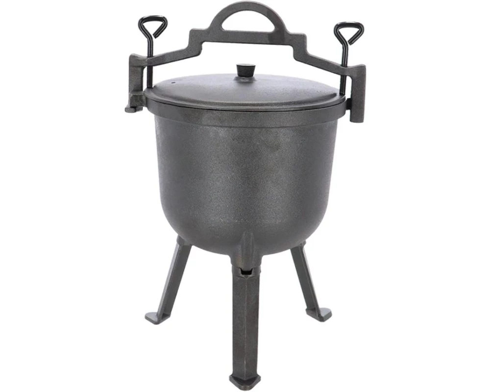 Esschert Design Jagdkessel Gusseisen 6.78 l Schwarz