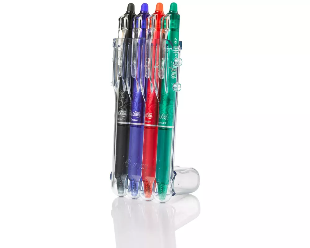 Pilot Rollerball FriXion Clicker Set 0.7 mm, Mehrfarbig, 4 Stück