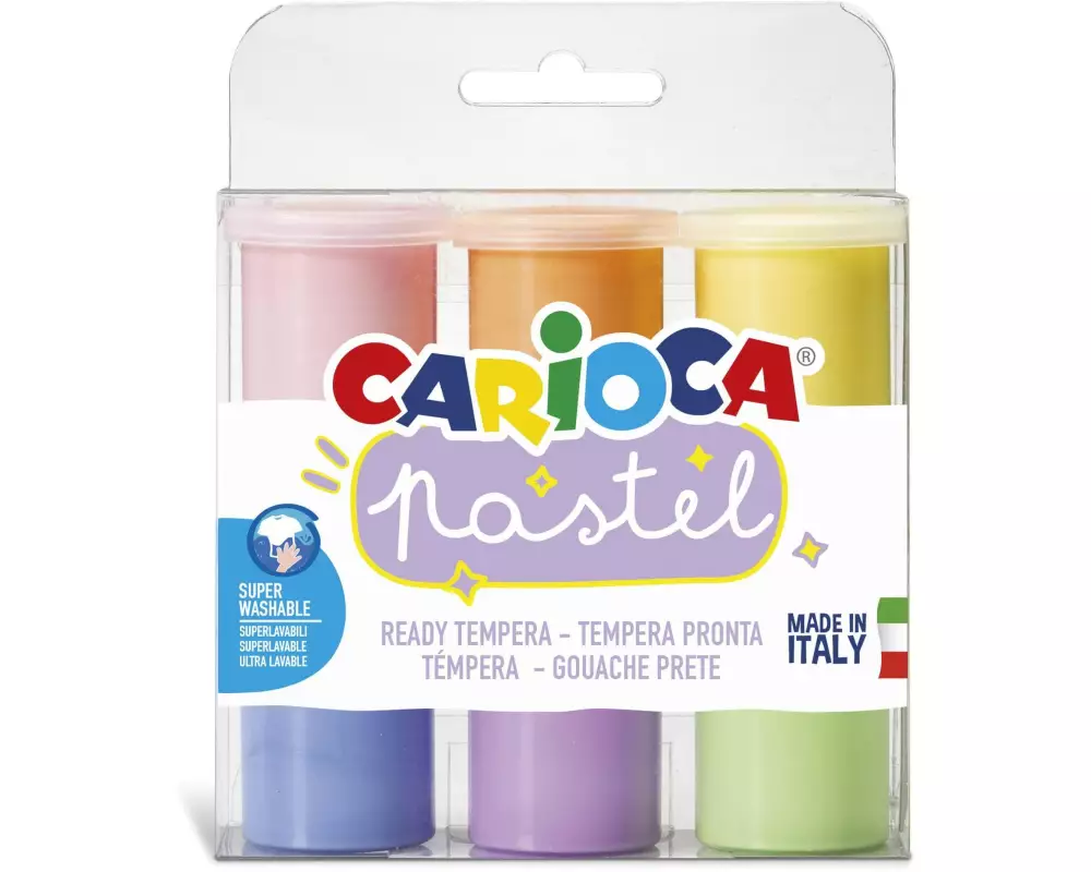 Carioca Pastell 6 Stück, Mehrfarbig