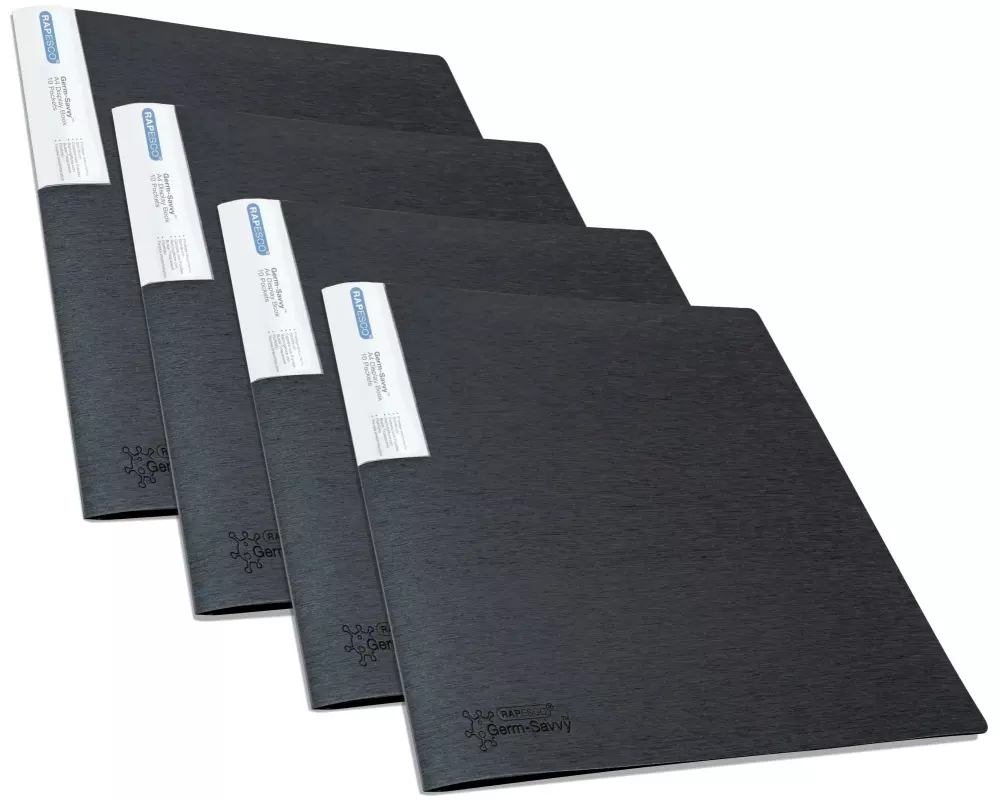 Rapesco Präsentationsmappe Germ-Savvy A4 Schwarz