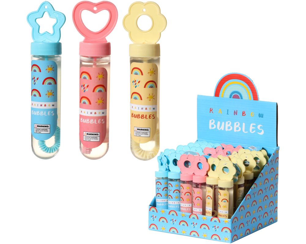 ROOST Seifenblasen Regenbogen TY759 assortiert 13x3x2.5cm