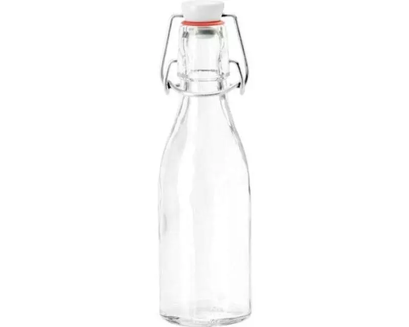 Glorex Glasflasche mit Bügel