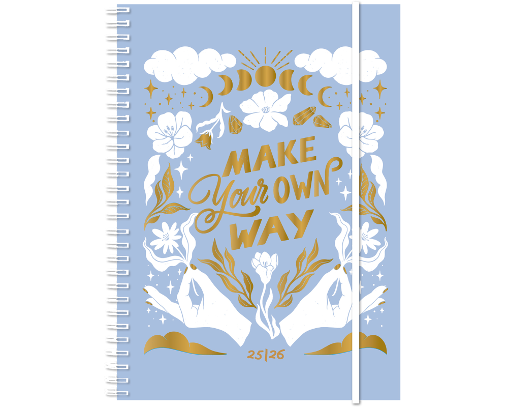 SIMPLEX Schüleragenda Touch 25/26 500236.26 1W/2S 17M Own Way ML 14.8x21cm