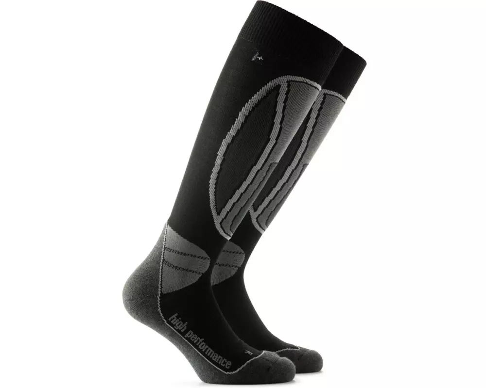 Rohner Socks High Performance L/R Socken Schwarz, Grösse 44-46