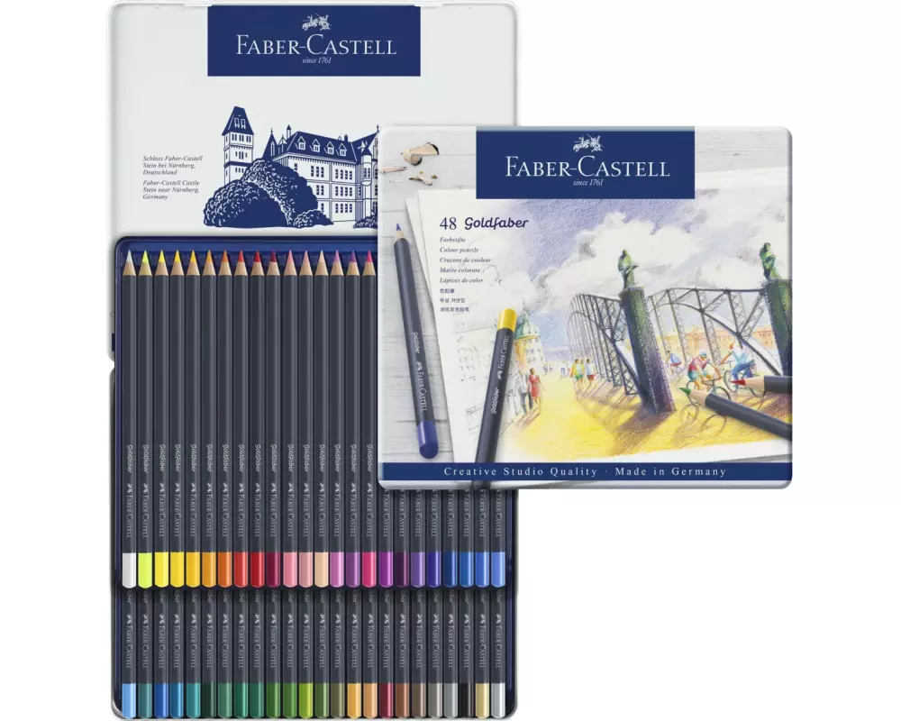 Faber-Castell Farbstifte Goldfaber 48er Metalletui
