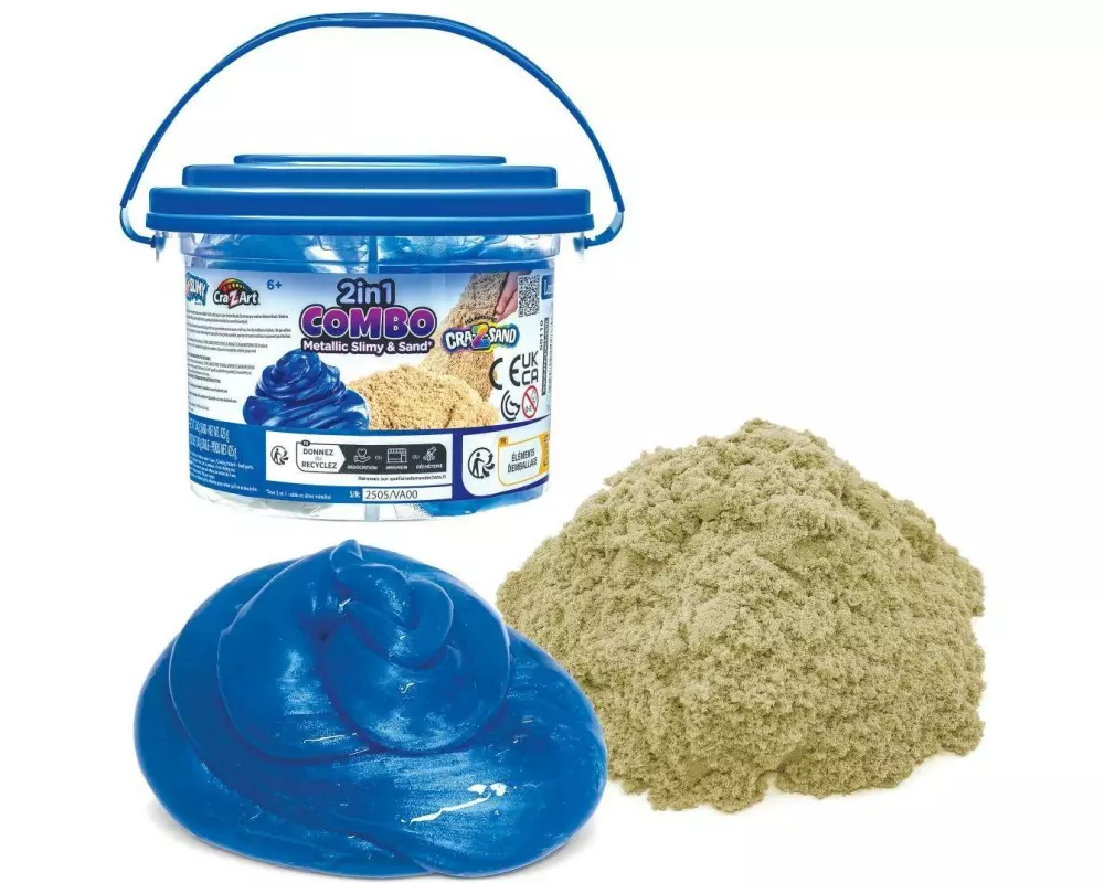 Cra-Z-Art Kreativset Cra-Z-Slimy Combo Eimer 2in1 Blau