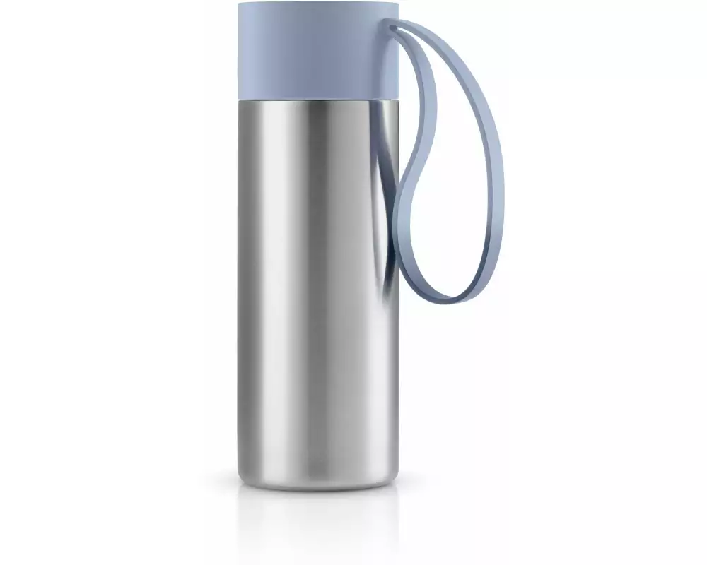 Eva Solo Thermobecher To Go 350 ml, Blau/Silber