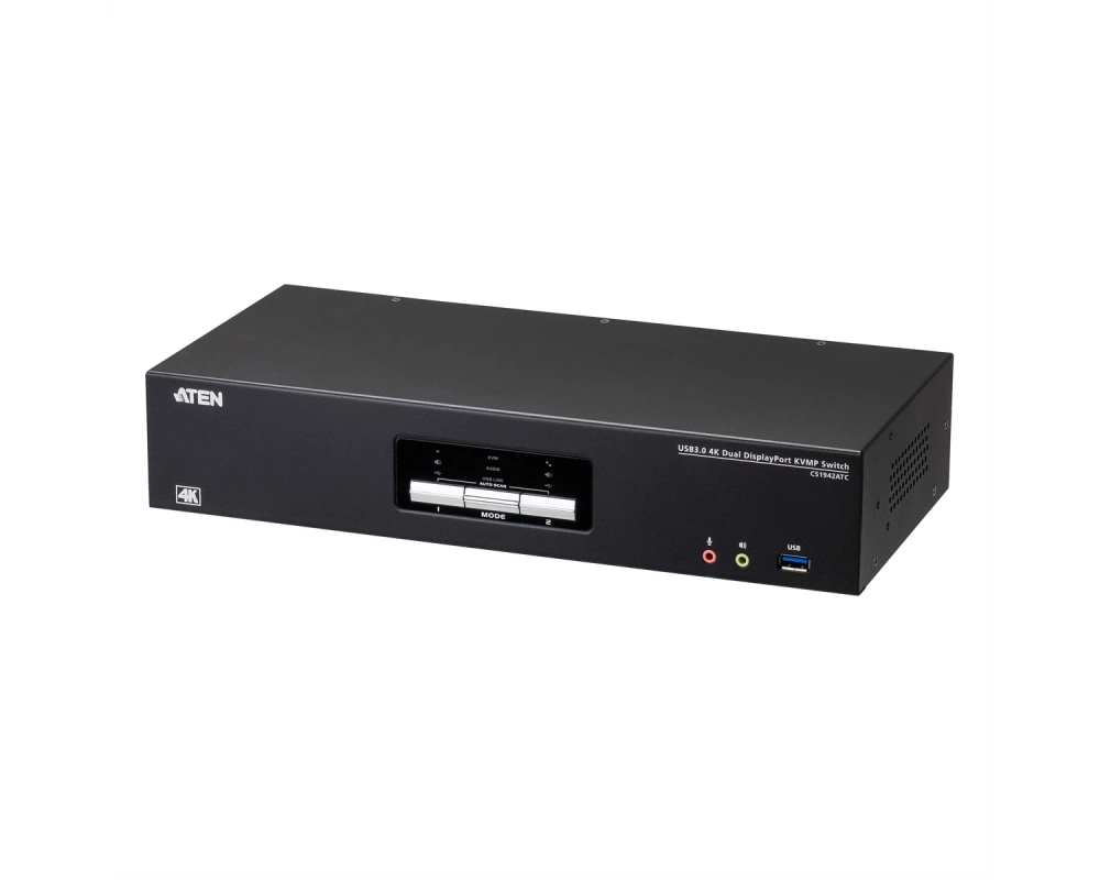 ATEN CS1942ATC 2-Port USB 3.0 4K DisplayPort KVM Switch für ATC Dual View