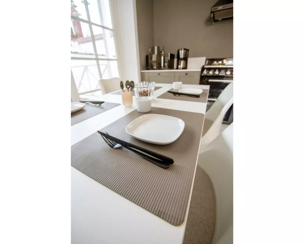 Tiseco RIBBO 45 cm x 33 cm, Taupe