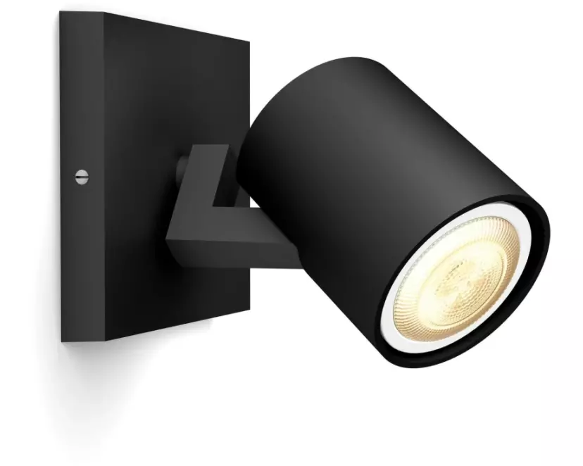 Philips Hue Aufbauspot White Ambiance, Runner, 1 x GU10, Schwarz