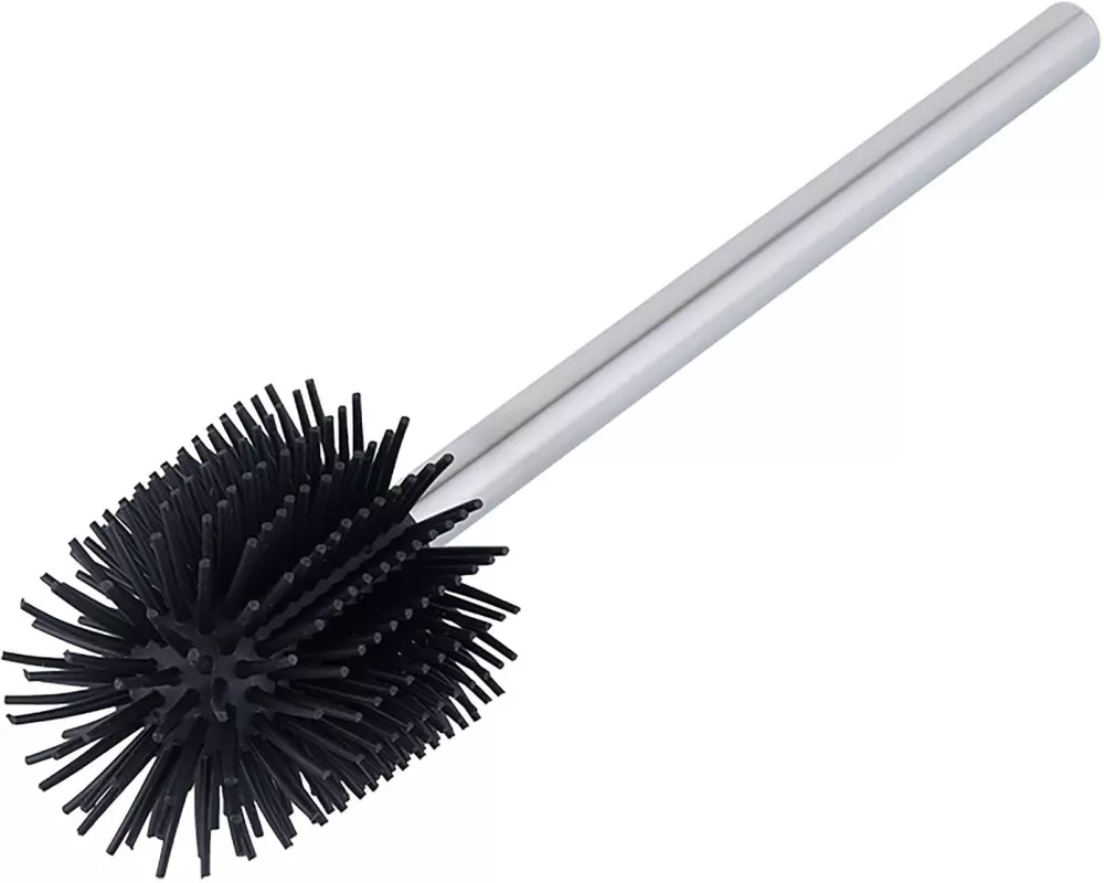 COCON Toilettenbürste mit Gummikopf Edelstahl