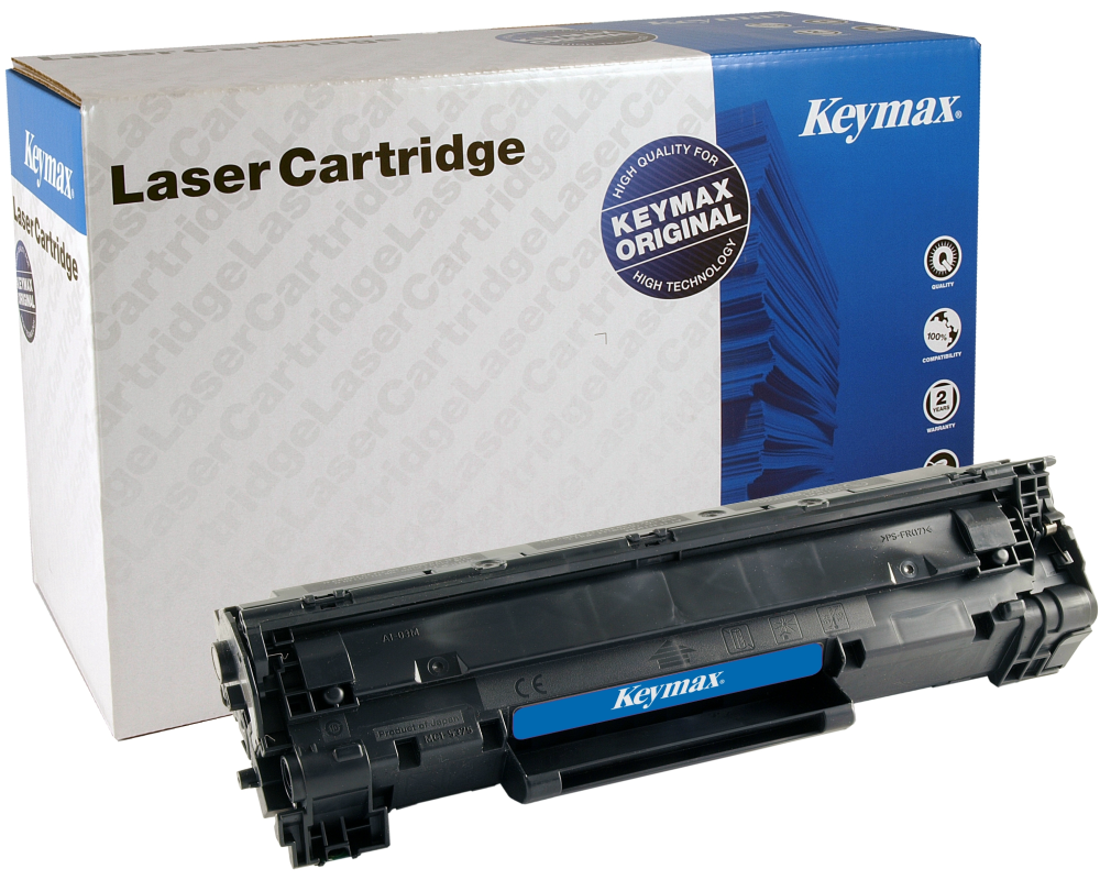 KEYMAX RMC-Toner-Modul schwarz CE285AKEY zu HP LJ Pro P1102 1600 S.