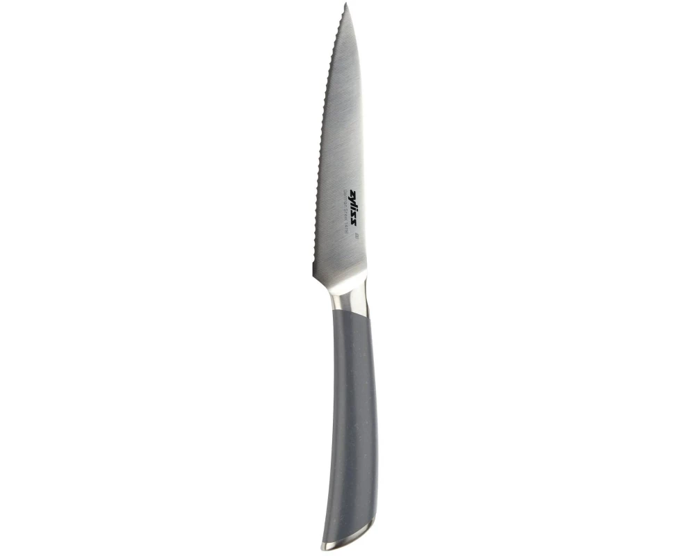 Zyliss Schälmesser Comfort Pro gezackt 11.5 cm, Grau