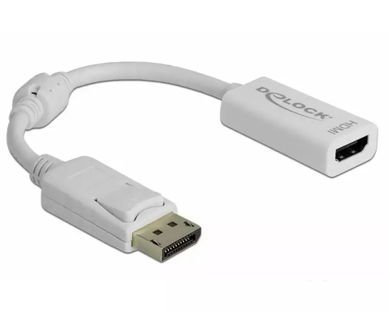 Delock Adapter Displayport - HDMI Weiss