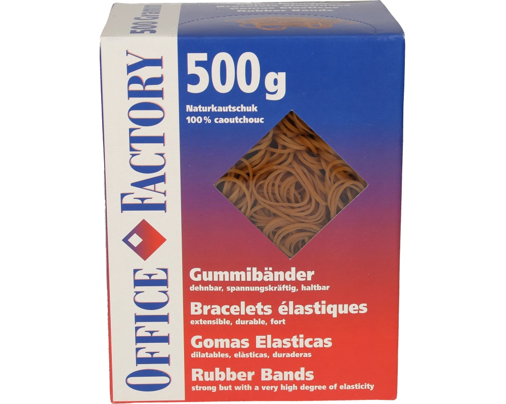 SMART OFFICE Gummibänder Nr. 3 500g 605510 1.3mm/20mm