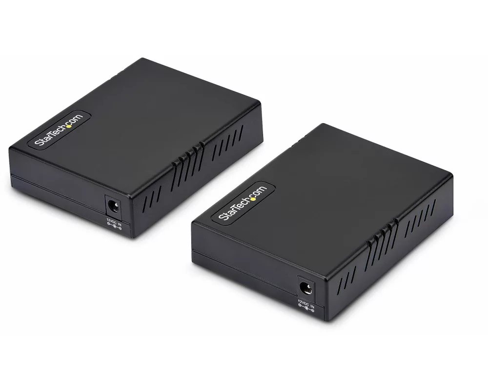 StarTech.com VDSL-LAN-EXTENDER-EU network extender Netzwerksender & -empfänger Schwarz 10, 100, 300 Mbit/s