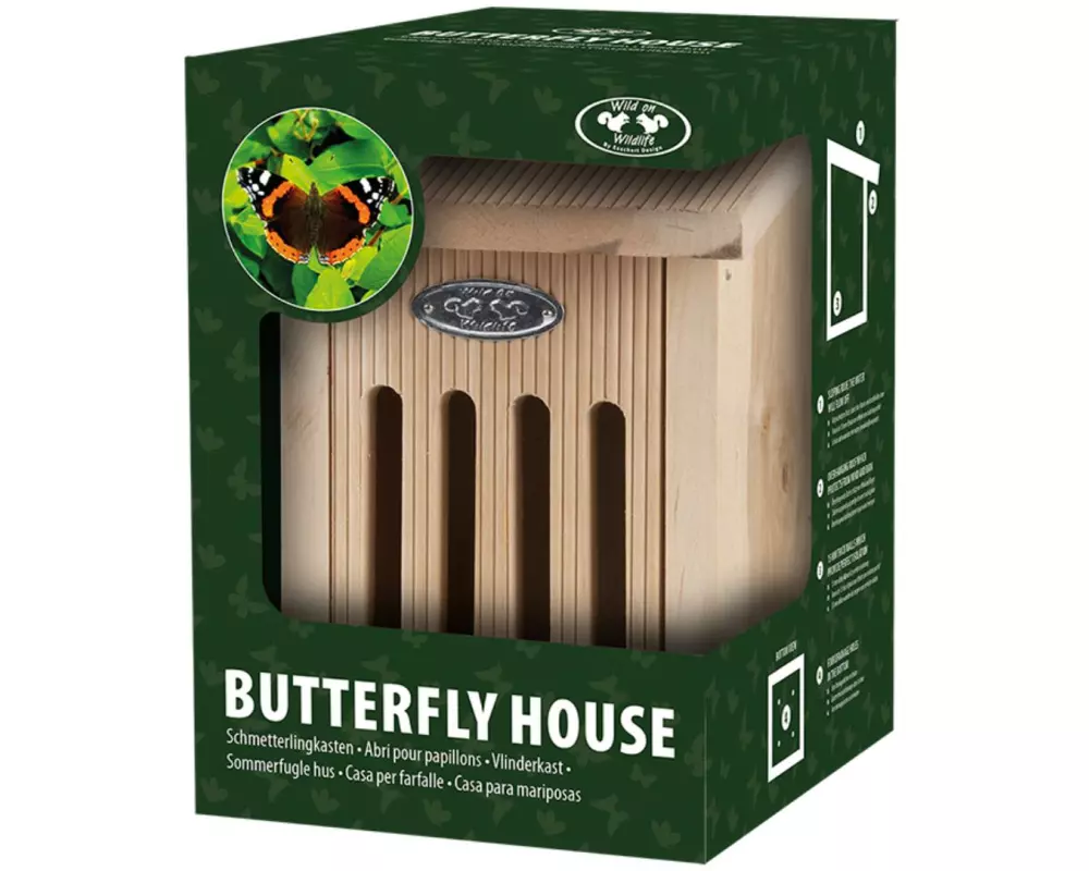 Esschert Design Schmetterlingshaus, 15.9 x 15.9 x 22 cm