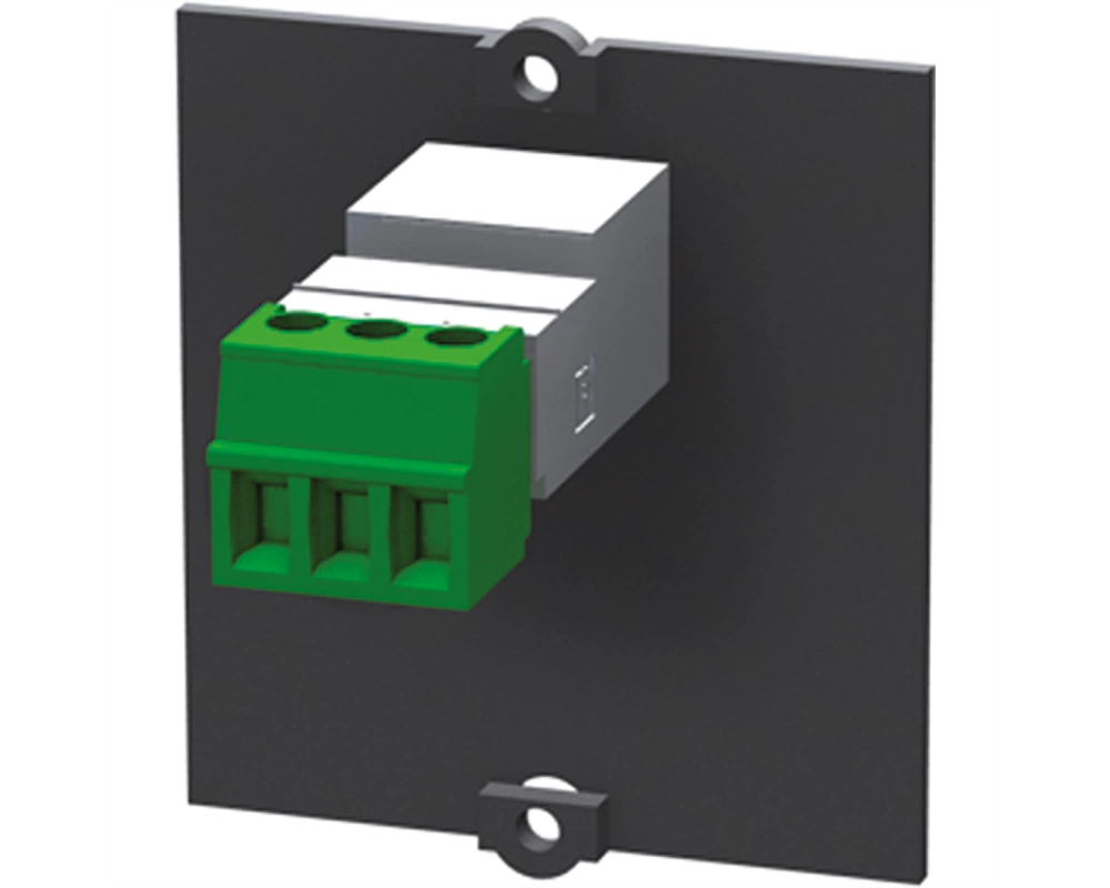 BACHMANN Rahmen Miniklinke 3,5mm Stereo, Schraubklemme