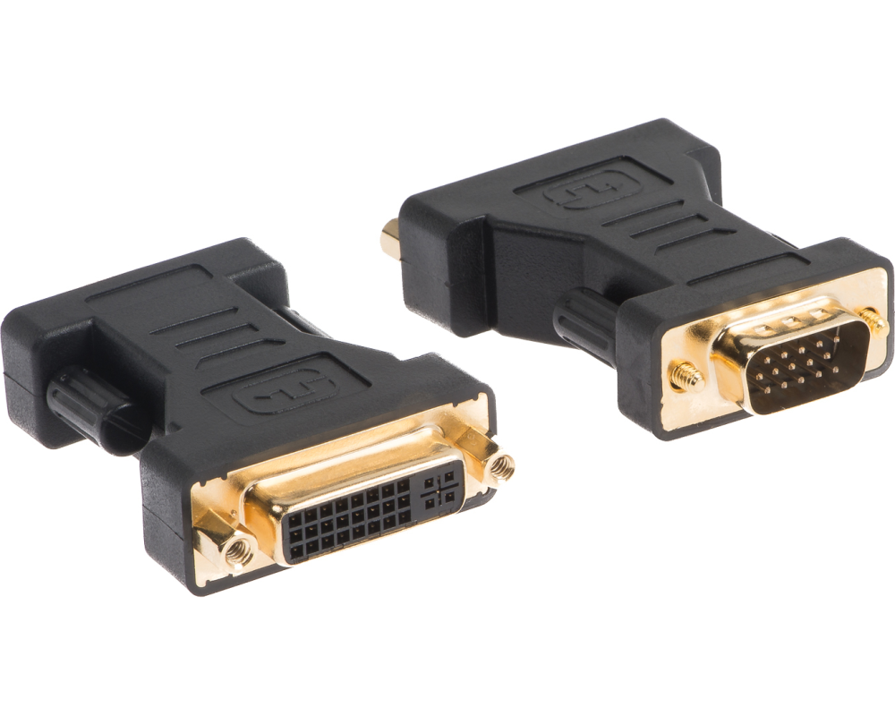 LINK2GO Adapter DVI-I - VGA AD2212BB female -male