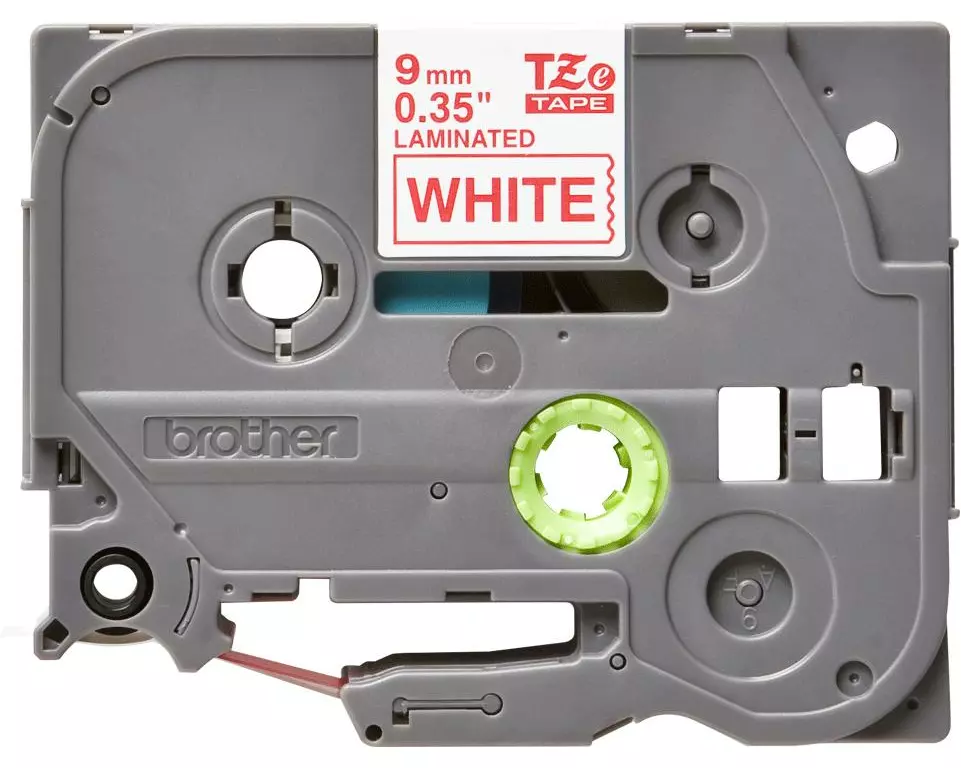 Brother Beschriftungsband TZe-222 Rot auf Weiss