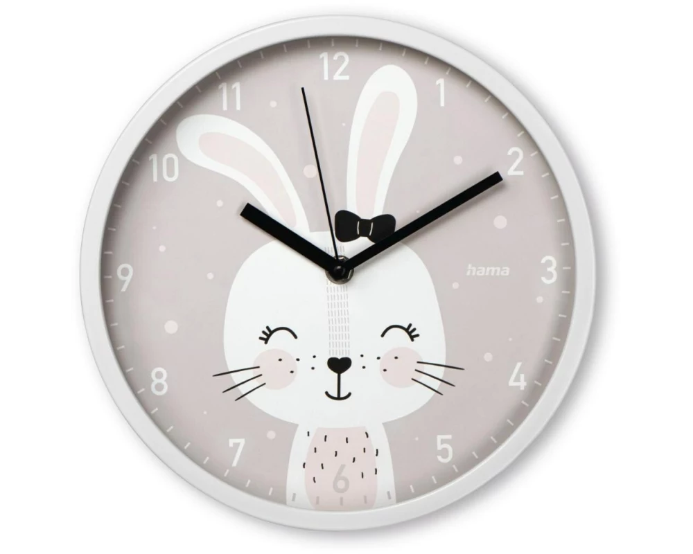 Hama Wanduhr Maui Ø 25 cm, Weiss