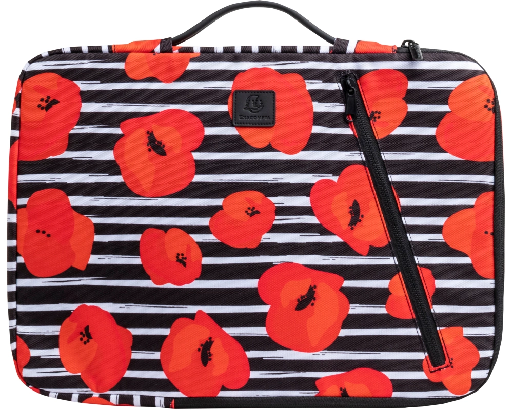 EXACOMPTA Sleeve Coquelicot 15-16 Inch 17313E rot / schwarz