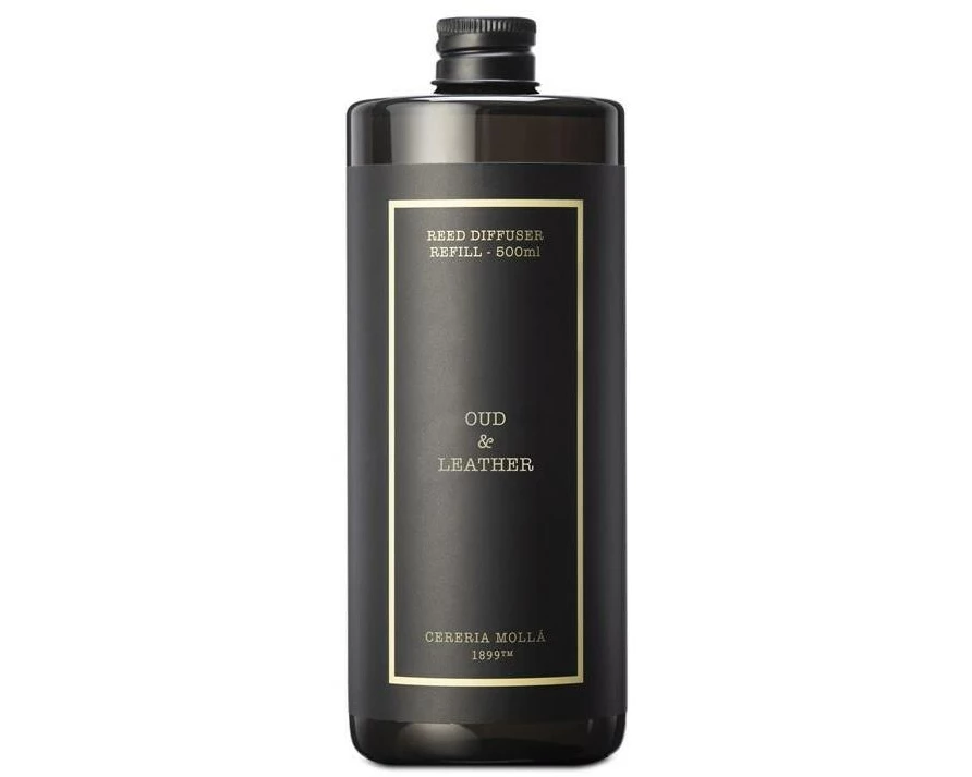Cerería Mollá Refill Oud & Leather 500 ml