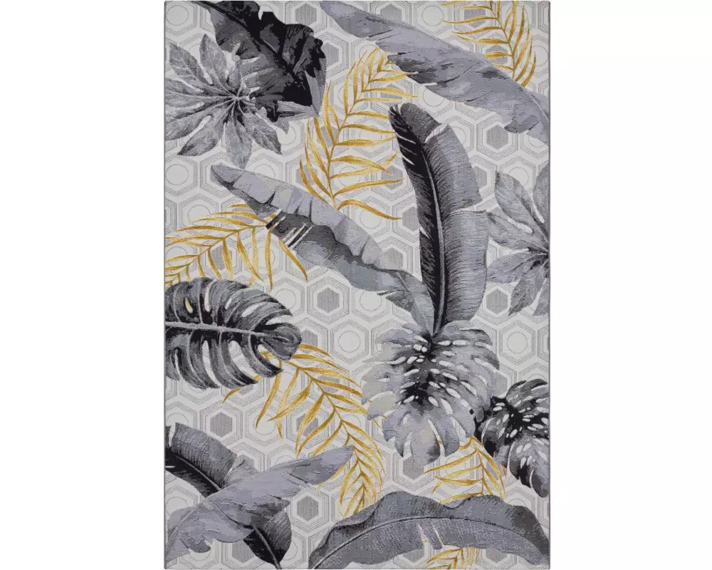 Hanse Home Teppich Gold Leaves 160 cm x 235 cm, Mehrfarbig