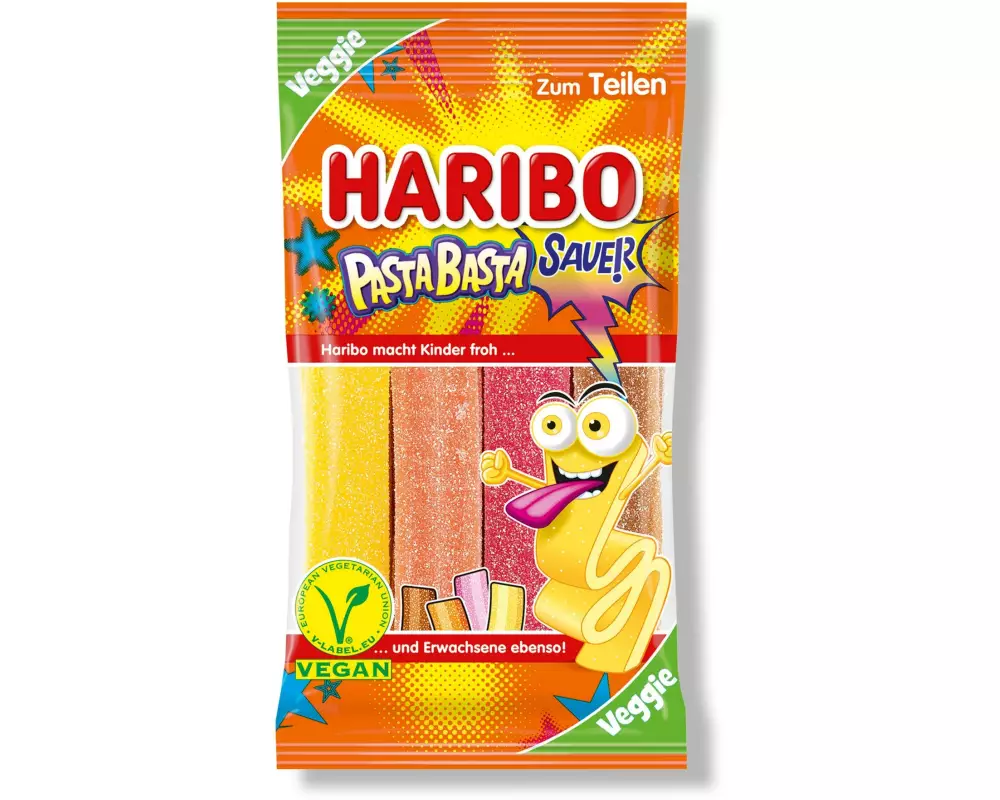 Haribo Gummibonbons Pasta Basta sauer vegan 160 g
