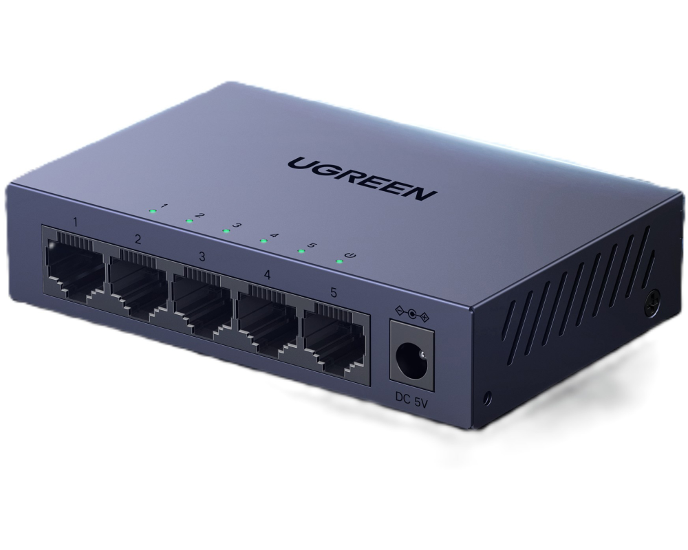 UGREEN Switch Easy Smart Managed 65956EU 5-Port Gigabit Ethernet