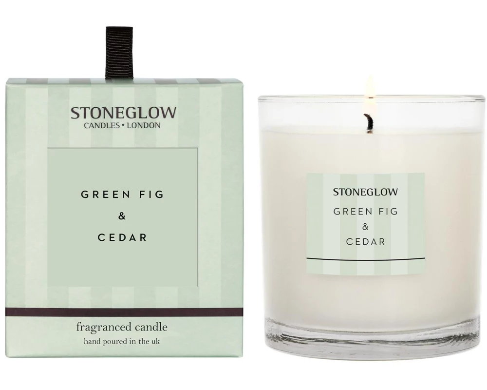 Stoneglow Duftkerze Green Fig & Cedar 220 g