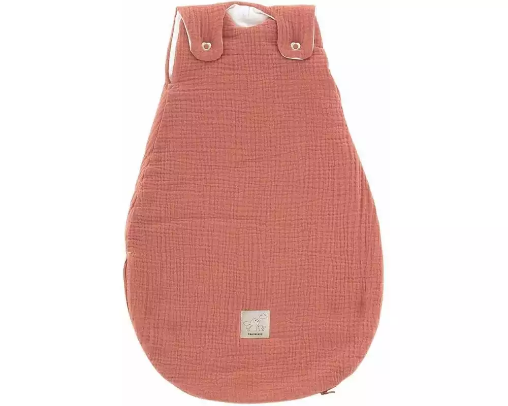 Träumeland Ganzjahresschlafsack Musselin Aprikose Grösse 74/80